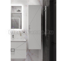 Шкаф-пенал для ванной Grossman Луксор 42 L/R матовый белый