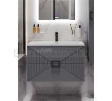 Тумба под раковину без столешницы Grossman Луксор 60 матовый графит