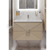 Тумба под раковину без столешницы Grossman Луксор 70 матовая бежевая