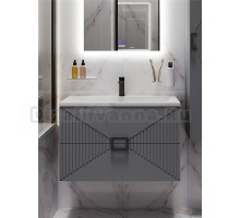 Тумба под раковину без столешницы Grossman Луксор 70 матовый графит