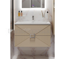 Тумба с раковиной Grossman Луксор 60 матовая бежевая