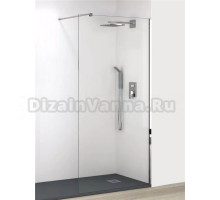Душевая перегородка Parly T80 80 см, профиль глянцевый хром, стекло прозрачное