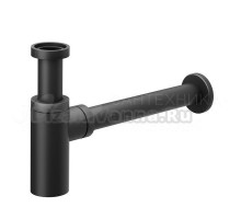 Сифон для раковины Ravak X01747 32 мм, бутылочный, матовый черный