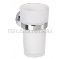 Стакан для ванной Bemeta Stella 166110012 настенный, хром, стеклянный