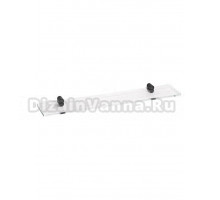 Полка под зеркало Bemeta Organic Black 167102240 60 см, стеклянная