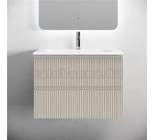 Тумба с раковиной Sancos Snob T 70 подвесная, beige soft, раковина CN7031