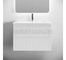 Тумба с раковиной Sancos Snob T 70 подвесная, bianco, раковина CN7031