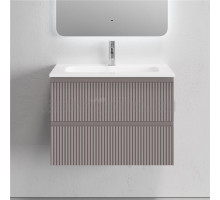 Тумба с раковиной Sancos Snob R 70 подвесная, doha soft, раковина CN7031