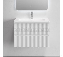 Тумба с раковиной Sancos Snob R 70 подвесная, bianco, раковина CN7031