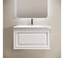 Тумба с раковиной Sancos Very 70 подвесная, bianco, раковина CN7031