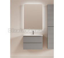 Мебель для ванной комнаты Sancos Folk 70 2я подвесная, ergraut soft, раковина CN7031