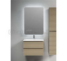 Мебель для ванной комнаты Sancos Folk 70 подвесная, капучино, раковина CN7031