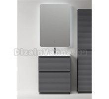 Мебель для ванной комнаты Sancos Folk Floor 70 напольная, grey soft, раковина CN7031