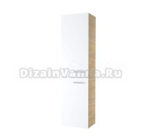 Шкаф-пенал для ванной Ravak Chrome SB 39 L капучино, глянцевый белый