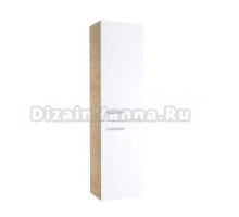 Шкаф-пенал для ванной Ravak Chrome SB 39 R капучино, глянцевый белый