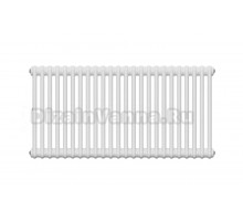 Радиатор стальной трубчатый TUBOG Classic 2057 2 трубы, 24 секции, боковое проходное подключение, белый RAL 9016