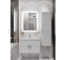 Мебель для ванной комнаты Grossman Луксор 80 матовая белая