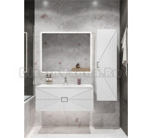 Мебель для ванной комнаты Grossman Луксор 100 матовая белая