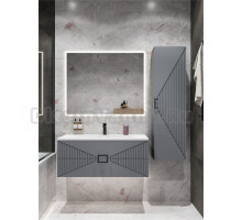 Мебель для ванной комнаты Grossman Луксор 100 матовый графит