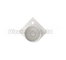 Раковина маленькая в туалет Ravak Yard 280 C серая, круглая