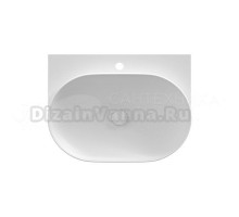 Раковина подвесная Ravak Yard XJX0E260001 600 матовая белая, овальная