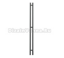 Полотенцесушитель электрический APEXTERMO Sirius SR10111GF 110x10 см, подключение справа, скрытое подключение справа, графит металлик, I-образный, из стали