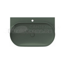 Раковина подвесная Ravak Yard XJX08280000 800 зеленая, овальная