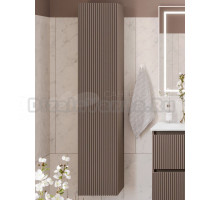 Шкаф-пенал для ванной BelBagno Uno 30 матовый бежевый