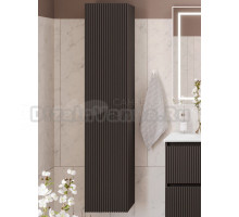 Шкаф-пенал для ванной BelBagno Uno 30 матовый темно-серый