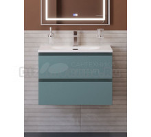 Тумба под раковину без столешницы BelBagno Kraft 60 подвесная, матовая голубая