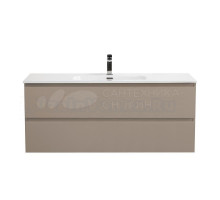 Тумба под раковину без столешницы BelBagno Kraft 120 подвесная, матовая бежевая