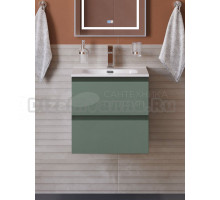 Тумба с раковиной BelBagno Kraft 39 50 подвесная, матовая еловая, раковина bb500/390etl