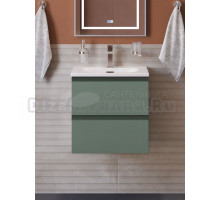 Тумба с раковиной BelBagno Kraft 39 50 подвесная, матовая еловая, раковина bb-8099-3-50