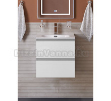 Тумба с раковиной BelBagno Kraft 39 60 подвесная, bianco opaco, раковина bb600/390etl