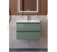 Тумба с раковиной BelBagno Kraft 70 подвесная, матовая еловая, раковина bb-8099-70