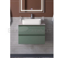 Тумба с раковиной BelBagno Kraft 70 подвесная, матовая еловая, столешница kep-70-bo, раковина BB1304