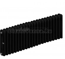 Радиатор стальной трубчатый TUBOG Classic 3037 3 трубы, 22 секции, боковое проходное подключение, антрацит DB 703 matt