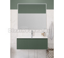 Мебель для ванной комнаты BelBagno Uno 100 подвесная, 1 ящик, матовая еловая