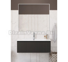 Мебель для ванной комнаты BelBagno Uno 100 подвесная, 1 ящик, матовая темно-серая