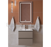 Мебель для ванной комнаты BelBagno Kraft 39 50 подвесная, матовая бежевая, раковина bb500/390etl