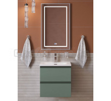 Мебель для ванной комнаты BelBagno Kraft 39 50 подвесная, матовая еловая, раковина bb-8099-3-50