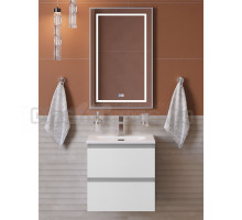 Мебель для ванной комнаты BelBagno Kraft 39 60 подвесная, bianco opaco, раковина bb-8099-3-60