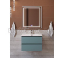 Мебель для ванной комнаты BelBagno Kraft 70 подвесная, матовая голубая, раковина bb-8099-70