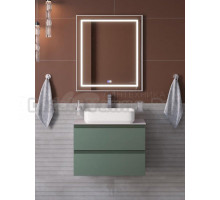 Мебель для ванной комнаты BelBagno Kraft 70 подвесная, матовая еловая, столешница kep-70-bo, раковина BB1304