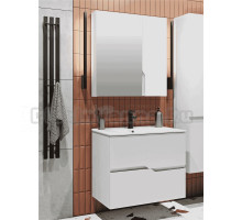 Мебель для ванной комнаты Runo Палермо 60 подвесная, глянцевая белая