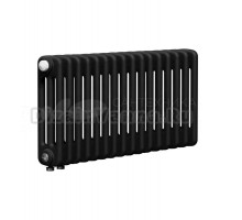 Радиатор стальной трубчатый TUBOG Classic Ventil 3037 DV1 3 трубы, 16 секций, нижнее универсальное подключение, антрацит DB 703 matt