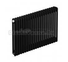 Радиатор стальной трубчатый TUBOG Classic Ventil 3057 DV1 3 трубы, 20 секций, нижнее универсальное подключение, антрацит DB 703 matt