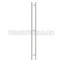 Полотенцесушитель электрический APEXTERMO Luna LN10111WM 110x10 см, подключение справа, скрытое подключение справа, матовый белый, I-образный, из стали