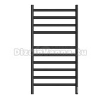 Полотенцесушитель электрический APEXTERMO Sfera SF00105BM 100x55 см, подключение справа, слева, скрытое подключение справа, матовый черный, лесенка, из стали