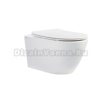 Унитаз подвесной CHARUS Estella EWC700-121W каскадный слив